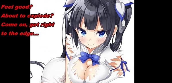  Hestia Anime Edging JOI